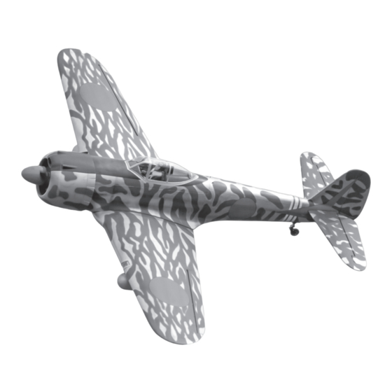 Horizon Hobby Hangar 9 Ki-43 Oscar 60cc Manuel D'utilisation