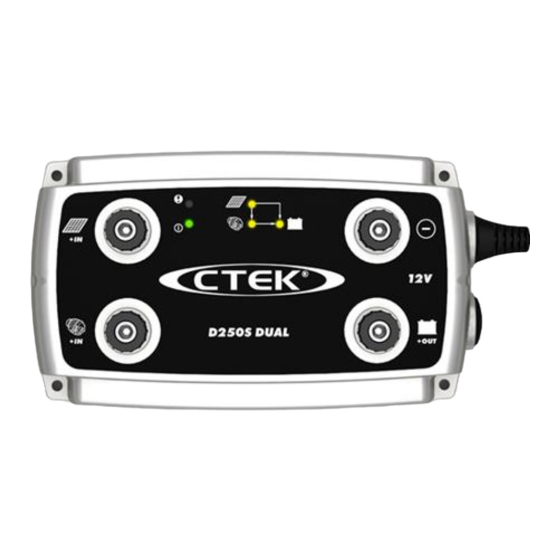 CTEK D250S DUAL Manuel D'utilisation