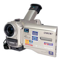 Sony Digital Handycam DCR-TRV8E Mode D'emploi