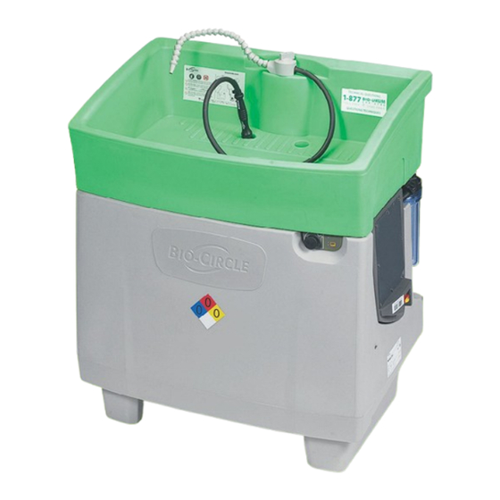 Walter Surface Technologies BIO-CIRCLE MAXI 600C Manuel De L'utilisateur