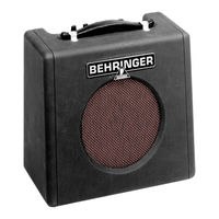 Behringer Firebird GX108 Manuel D'utilisation