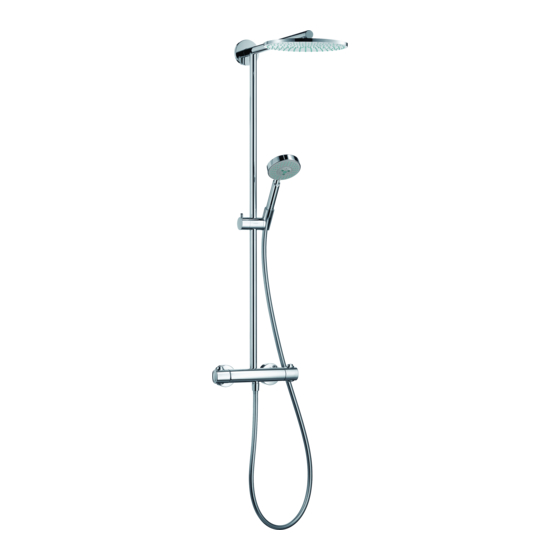 Hansgrohe Raindance Showerpipe Eco 27165000 Mode D'emploi / Instructions De Montage