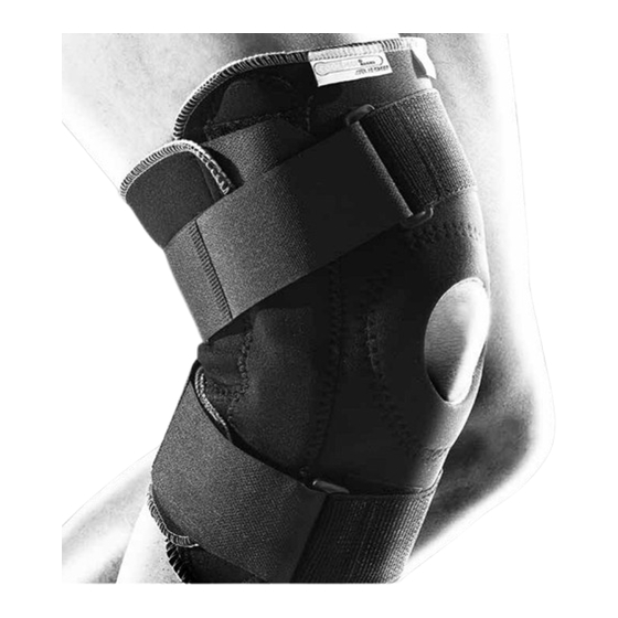 sensiplast KNEE BRACE PRO COMFORT Mode D'emploi