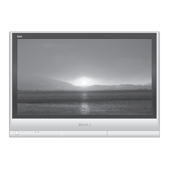 Panasonic VIERA TH-42PX63E Mode D'emploi