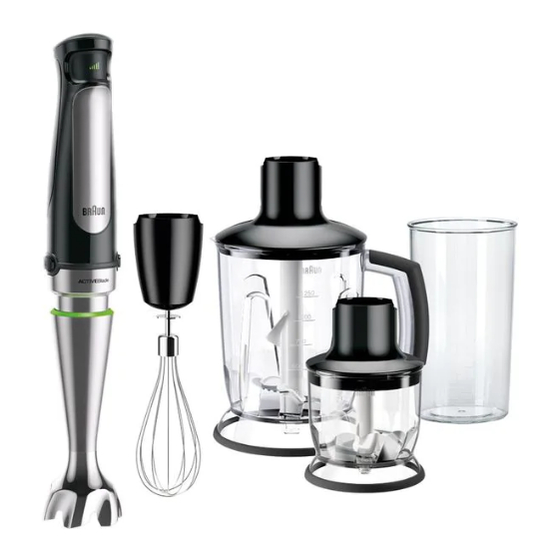 Braun MultiQuick 7 MQ7000X Mode D'emploi