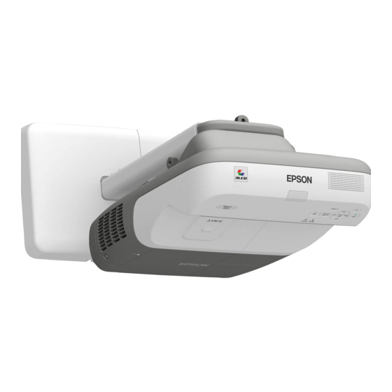 Epson BrightLink 450Wi Guide Rapide