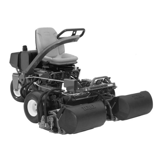 Toro Greensmaster 3050 Manuel De L'utilisateur