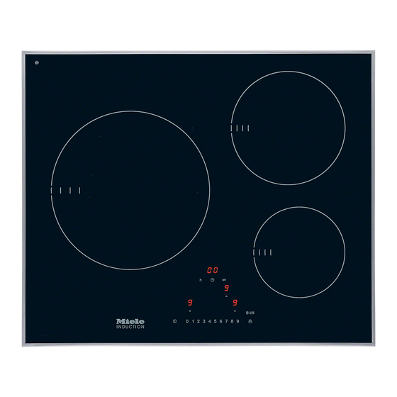 Miele KM 6310 Instructions D'utilisation Et D'installation