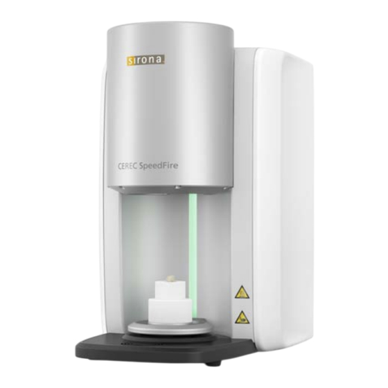 Sirona CEREC Speedfire Notice D'utilisation