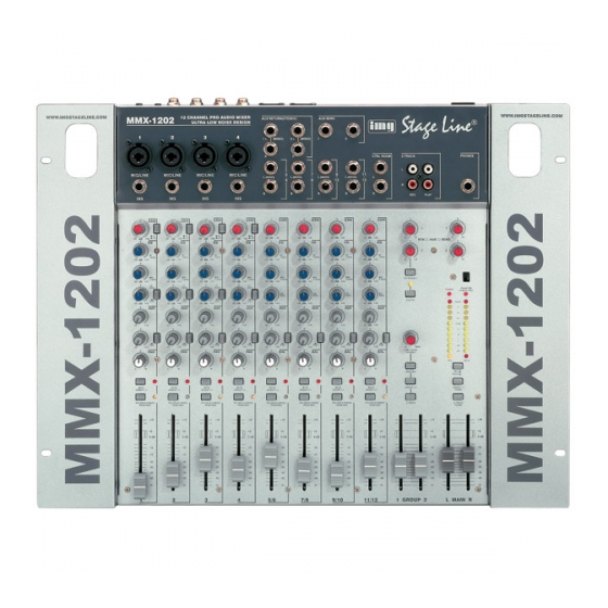 IMG STAGELINE IMMX-1202 Mode D'emploi