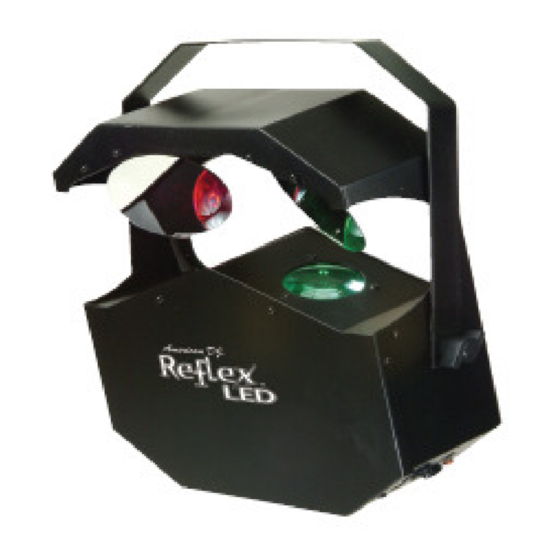 ADJ Reflex LED Manuel D'utilisation