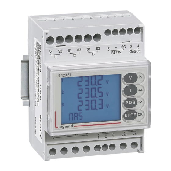 LEGRAND 4 120 51 Mode D'emploi