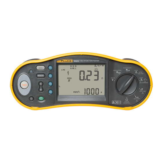 Fluke 1652C Manuels