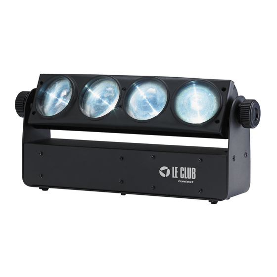Contest Le Club Beam-4x10WH Guide De L'utilisateur