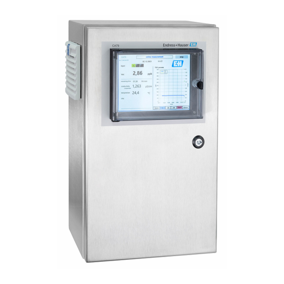 Endress+Hauser COT CA79 Manuel De Mise En Service