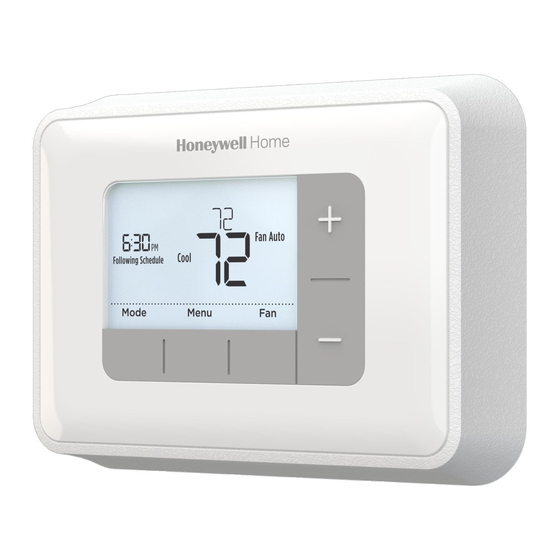 Honeywell Home RTH6360 Serie Guide D'installation Rapide