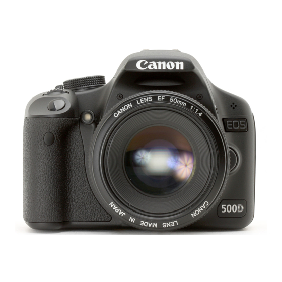 Canon EOS 500D Mode D'emploi