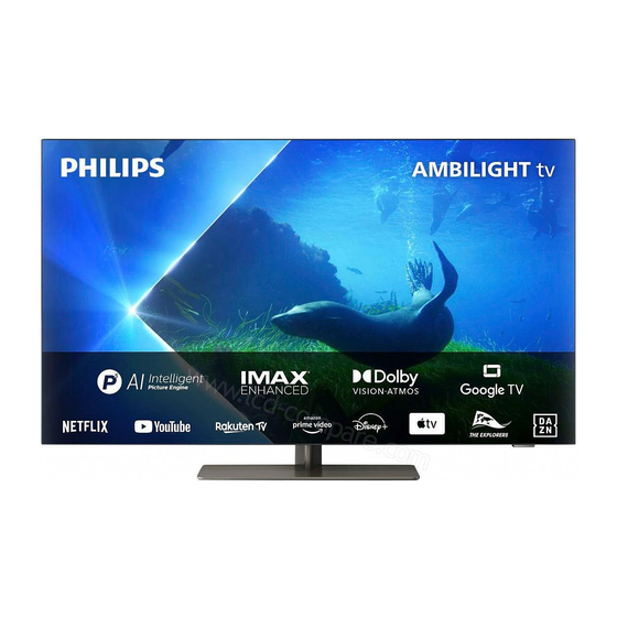 Philips 55OLED848/12 Mode D'emploi