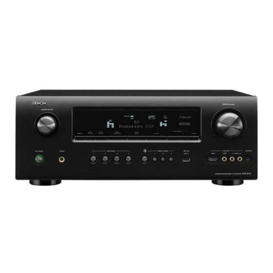 Denon AVR-3312 Manuel De L'utilisateur