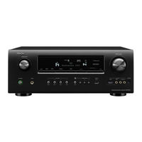 Denon AVR-3312 Mise En Route