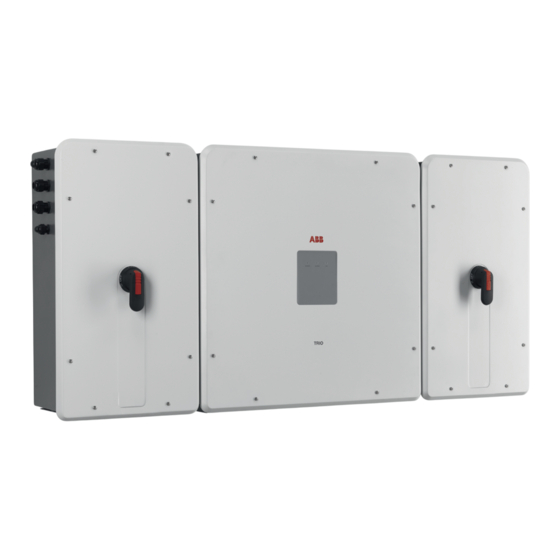 ABB TRIO-60.0-TL-OUTD-480 Guide D'installation Rapide