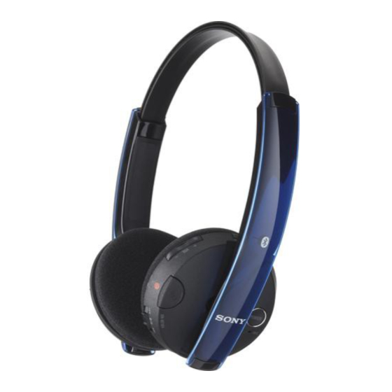 Sony DR-BT101 Mode D'emploi