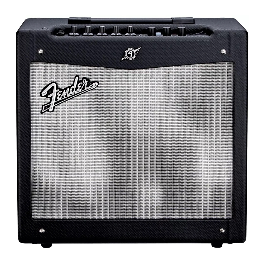 Fender MUSTANG I Guide De Prise En Main