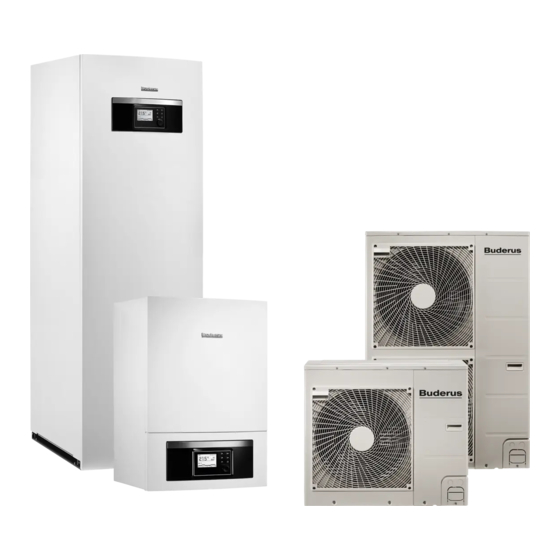Buderus Logatherm WPLS 7,5 E Notice D'installation