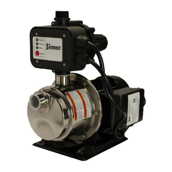 Simer 3075SS-01 Notice D'utilisation