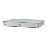 Cisco ISR 1000 Guide D'installation