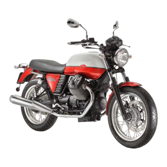 MOTO GUZZI V7 Racer 2013 Mode D'emploi