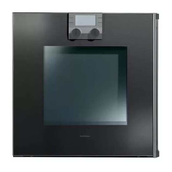 Gaggenau 200 Serie Notice D'installation