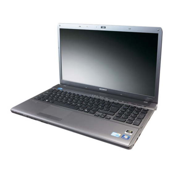 Sony Vaio VPCF13 Serie Guide De L'utilisateur
