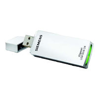 Siemens Gigaset USB Stick 54 Mode D'emploi