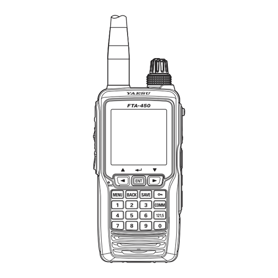 Yaesu FTA-450L Manuel D'utilisation