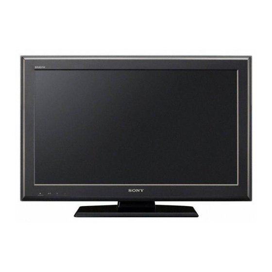 Sony BRAVIA KDL-40P3600 Mode D'emploi