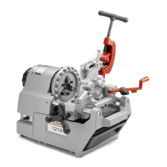 RIDGID 1210 Mode D'emploi