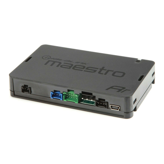 iDataLink Maestro RR Guide D'installation