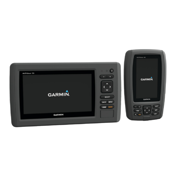 Garmin echoMAP 40 Série Manuel D'utilisation