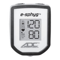 ADC Diagnostix E-sphyg Manuel D'utilisation