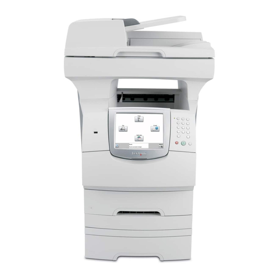 Lexmark X644e Guide De L'utilisateur