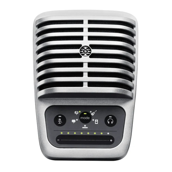 Shure MV51 Mode D'emploi