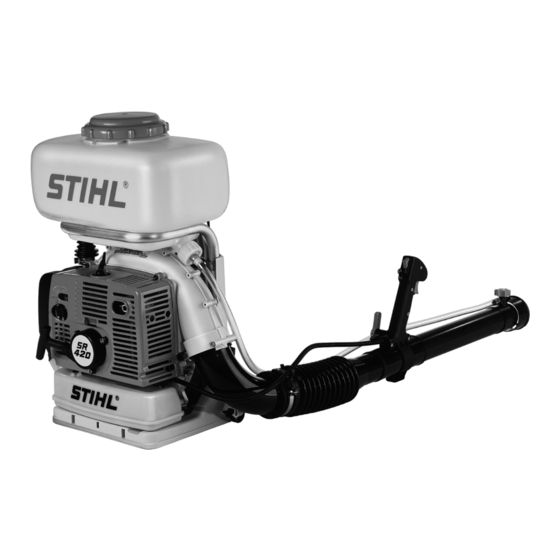 Stihl SR 420 Notice D'emploi
