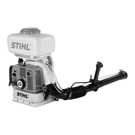 Stihl SR 420 Notice D'emploi