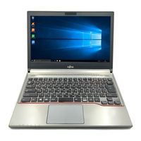 Fujitsu LIFEBOOK E736 Manuel D'utilisation