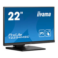 Iiyama ProLite T2254MSC Mode D'emploi