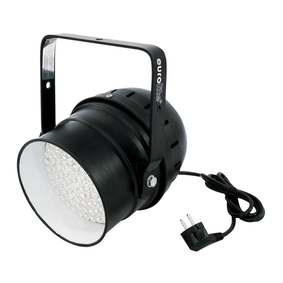 EuroLite LED PAR-56 Spot/Floor Mode D'emploi