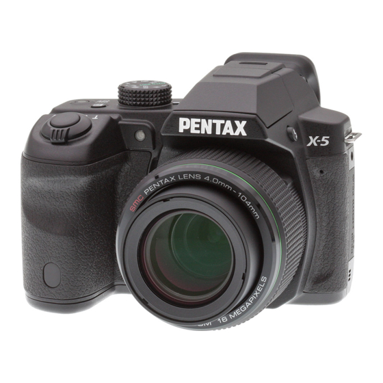 Pentax X5 Guide Rapide