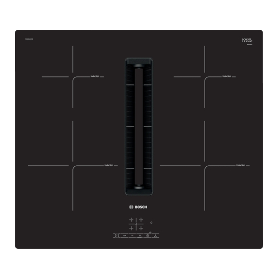 Bosch PIE601B15E/02 Notice D'installation