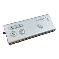 Bernafon SoundGate Guide Rapide De L'utilisateur